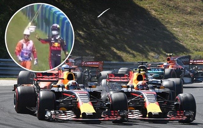 Ricciardo Verstappen Hungaroring