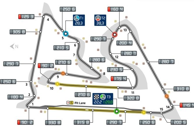 Sakhir map