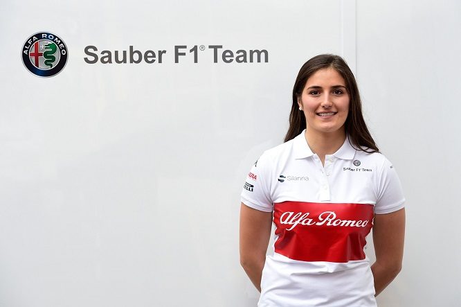 Tatiana Calderon presentazione Test Driver Sauber Alfa Romeo 2018