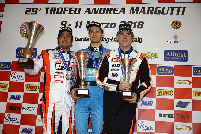 Trofeo Margutti 2018 podio KZ2