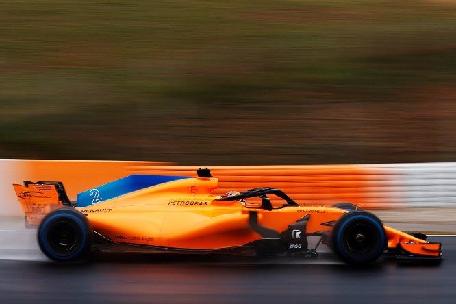 Vandoorne Barcellona bagnato test F1 (Custom)