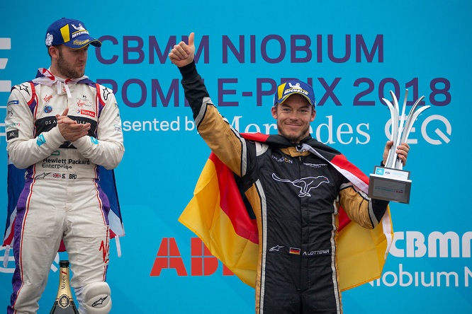 ePrix Roma: Lotterer ritrova il podio, Vergne 5°