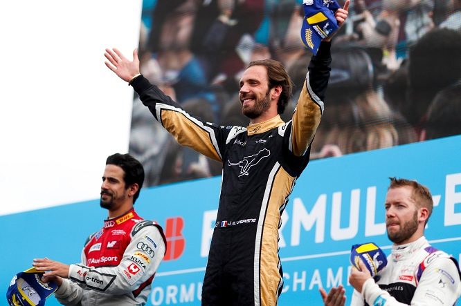 Formula E ePrix Parigi 2018 podio Vergne Techeetah