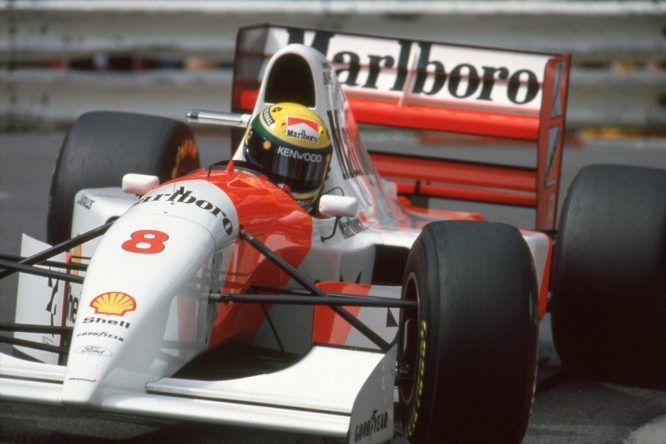 In vendita la McLaren MP4/8A di Ayrton Senna