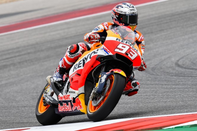 GP delle Americhe, PL3: Marquez al top, tutti i big in Q2