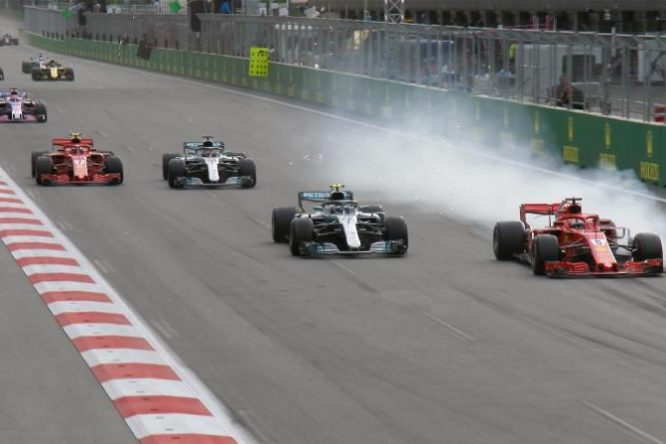 Vettel Bottas Azerbajan 2018