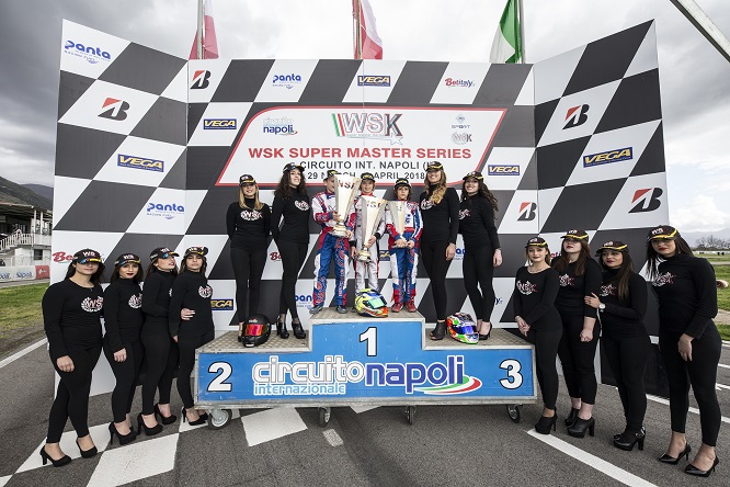 WSK Sarno podio 60 Mini finale 1 aprile 2018