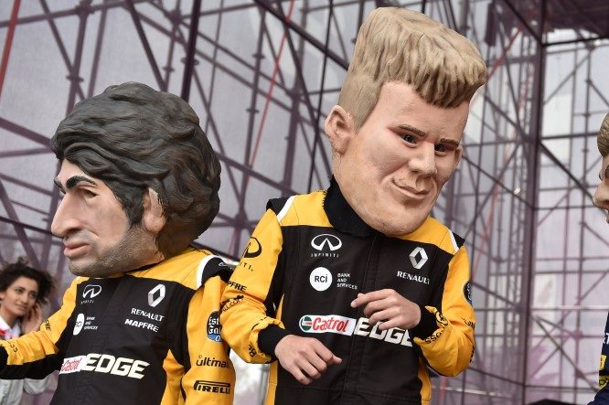 Caricature Sainz e Hulkenberg