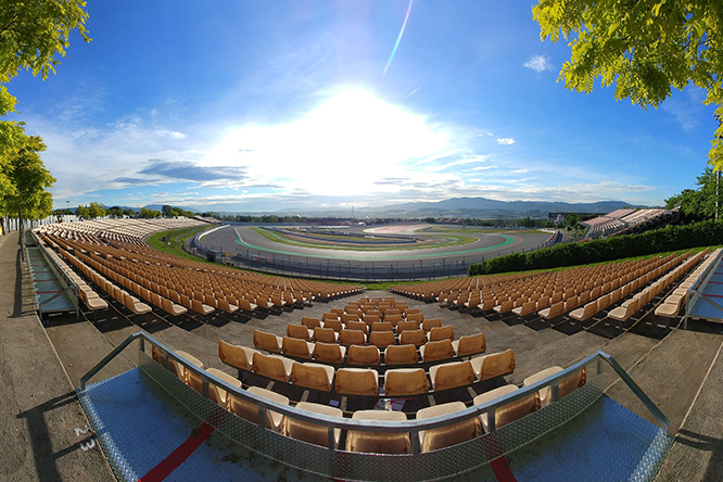 Circuit de Catalunya Barcelona Track Atmosphere F1 Test in-season 2018