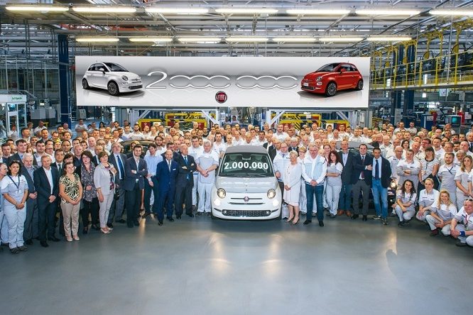 Fiat 500 taglia il traguardo dei 2 milioni di esemplari