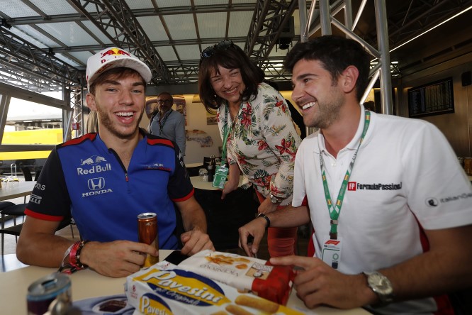 Gasly Intervista Saiu Calvaresi Barcellona 2018