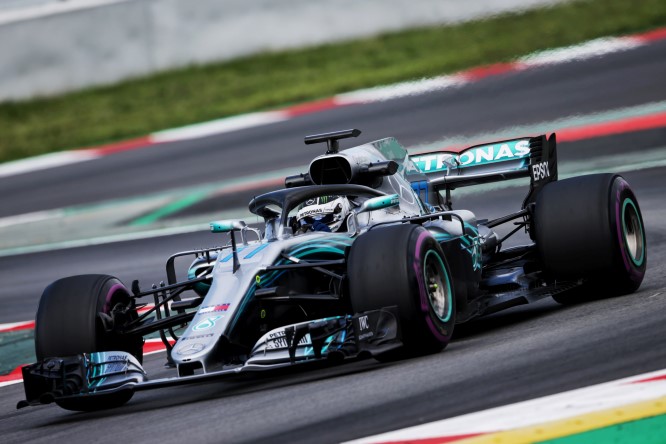 F1 | In-season test Barcellona 2018, Day-2 mattina: Bottas su Giovinazzi