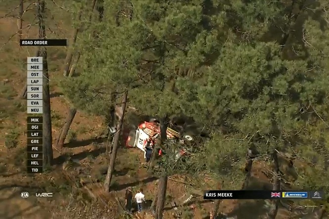 Rally Portogallo 2018 Wrc Meeke Citroen incidente