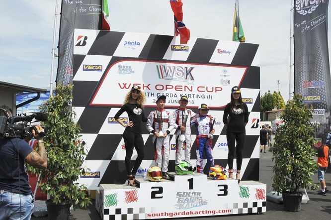 Kart WSK Open Cup Lonato 2018 podio 60 Mini