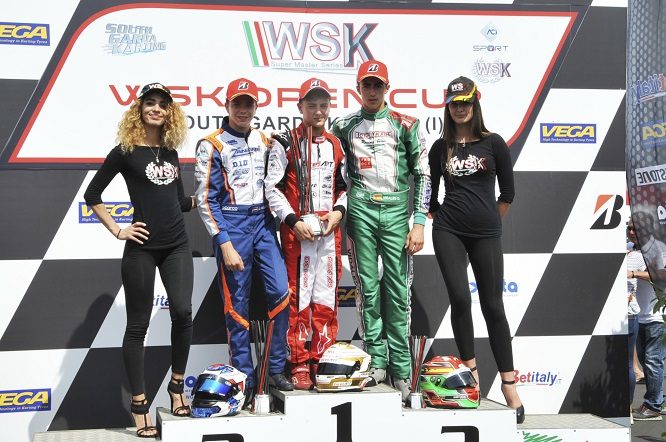 Kart WSK Open Cup Lonato 2018 podio OK