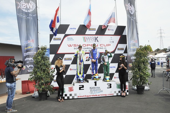 Kart WSK Open Cup Lonato 2018 podio OK Junior