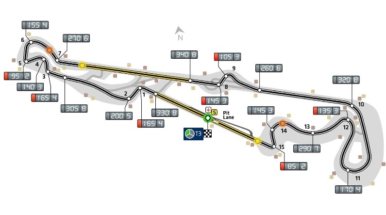 Paul Ricard map