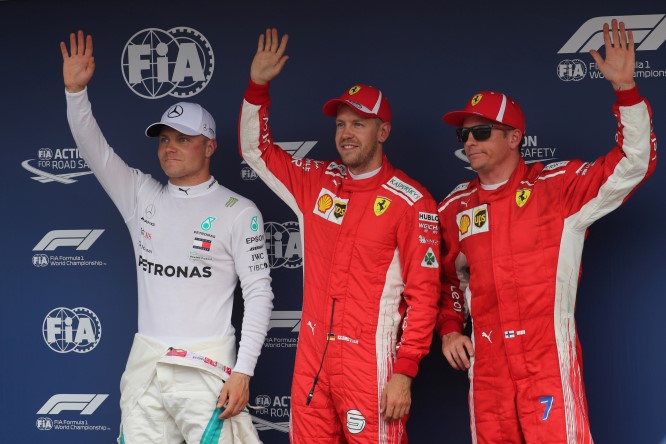 Interviste top3 qualifiche GP Germania 2018: Vettel, Bottas, Raikkonen