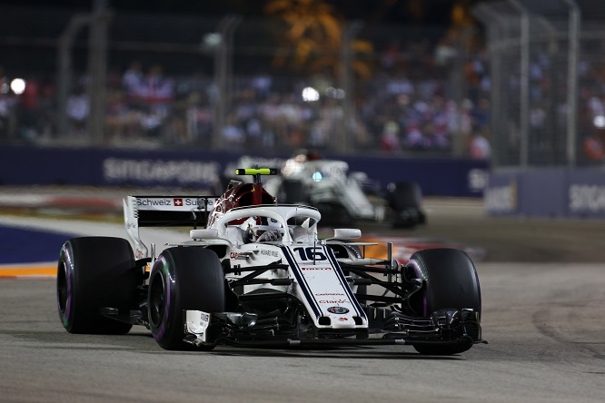 Sauber: due punti per il ‘ferrarista’ Leclerc a Singapore