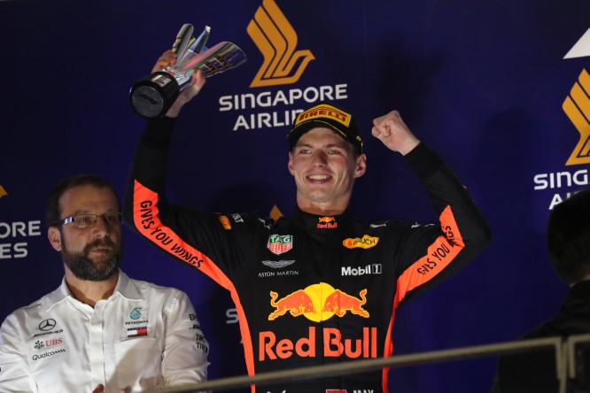 GP Singapore 2018, è Max Verstappen il Driver of the Day