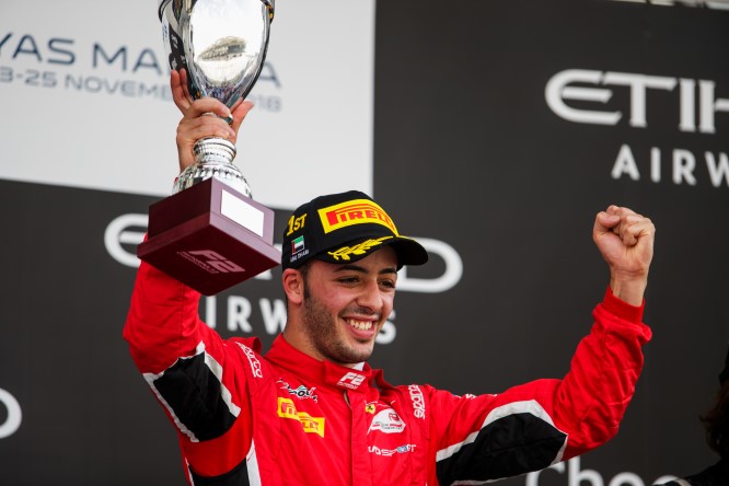 F2 | Abu Dhabi, Gara-2: vince Fuoco davanti a Norris