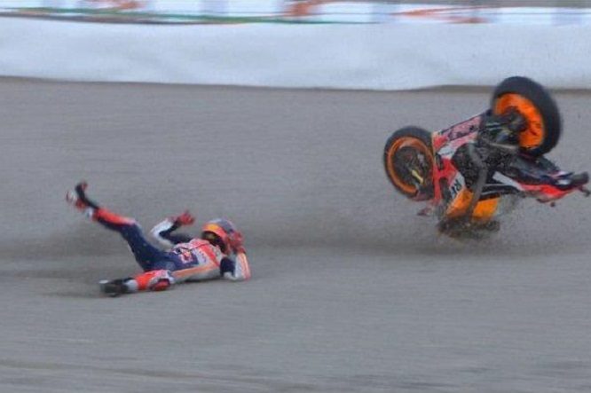 MotoGP | Rainey contro Marquez: “Non ha senso cadere così tanto”