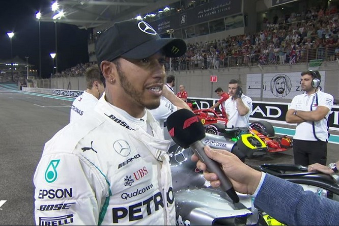 Interviste top3 qualifiche GP Abu Dhabi 2018: Hamilton, Bottas, Vettel