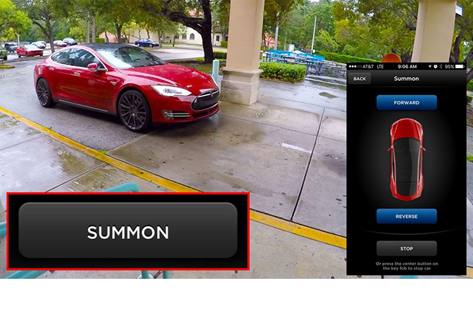 Tesla, nuovo software te la parcheggia con un tocco di smartphone