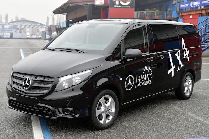 Mercedes Vito Tourer 4×4 signore delle nevi