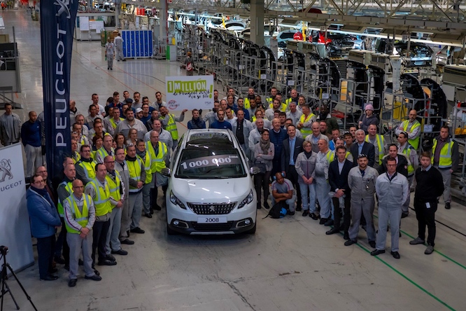 Peugeot, la fabbrica di Mulhouse fa cifra tonda