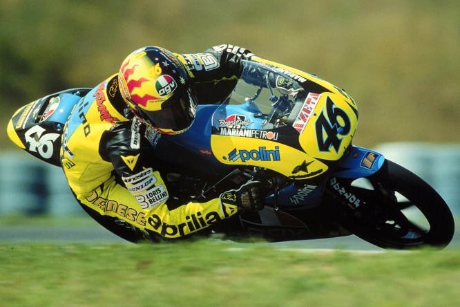 Rossi, 25 anni fa il primo podio in 125