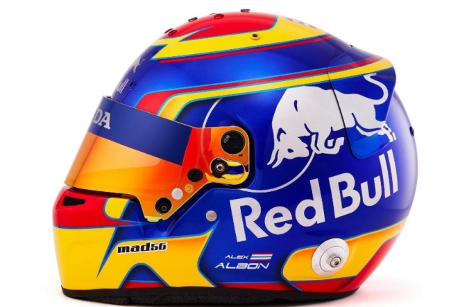 Albon presenta il suo casco - F1 Piloti - Formula 1 - Motorsport