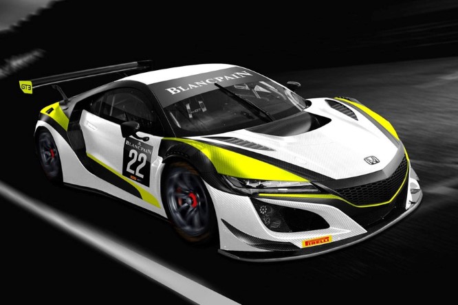 Blancpain GT Series | Una Honda NSX ispirata alla Brawn GP di Button