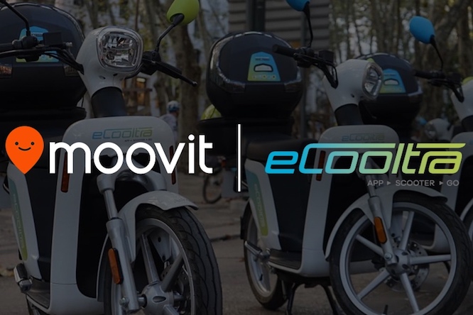 ECooltra con eMoovit per il noleggio scooter