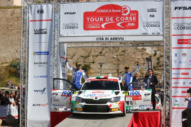 Andolfi primo in WRC2 al Tour de Corse