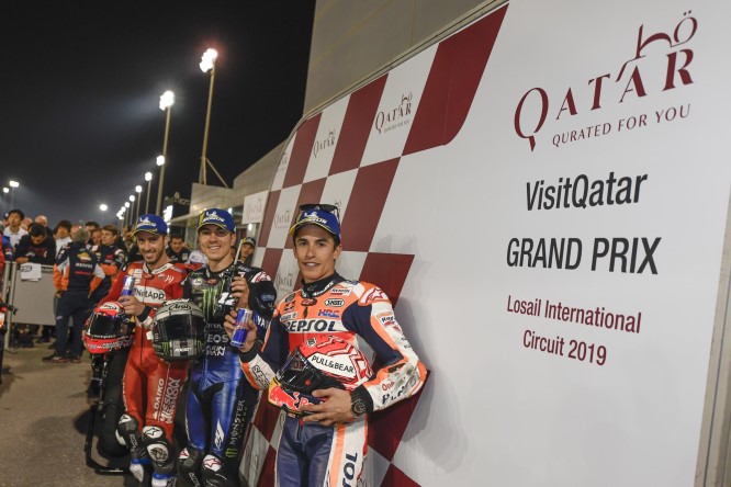 MotoGP | Interviste top-3 qualifiche Losail: Vinales, Dovizioso, Marquez