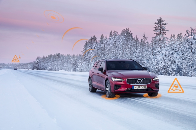 Volvo, Hazard Light e Slippery Road Alert anche in Europa