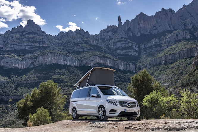 Mercedes Classe V, con Marco Polo vacanza on-the-road