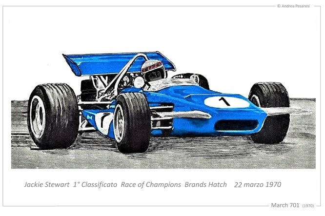 Tecnica delle Formula 1 storiche: March 701 (1970)- Quarta parte