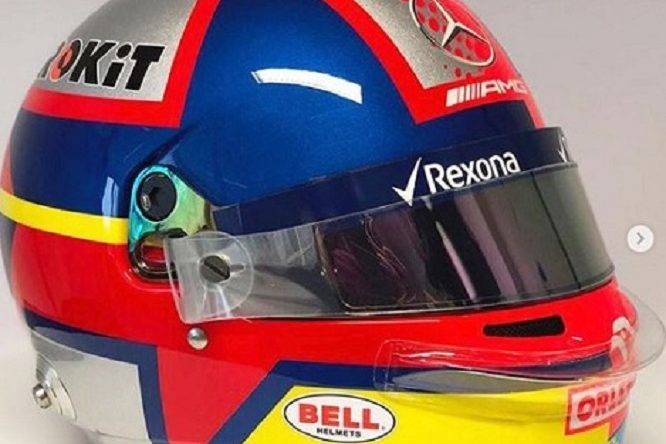 Russell rievoca il casco di Montoya