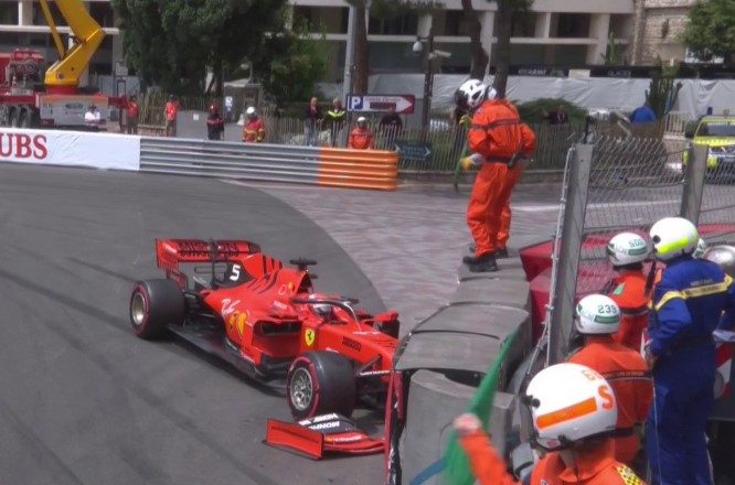 F1 | GP Monaco 2019, PL3: Leclerc al comando, Vettel a muro