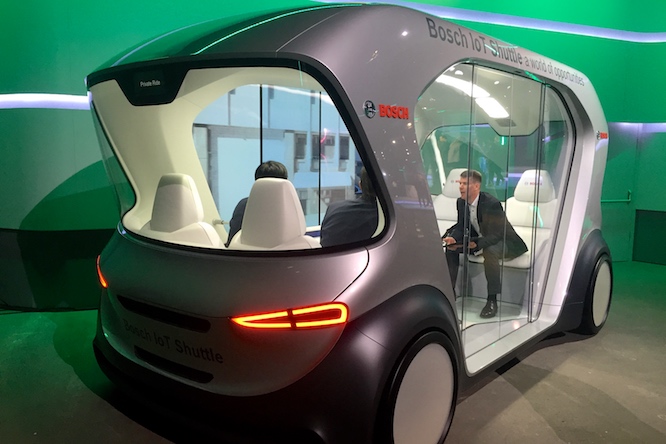 Bosch IoT Shuttle, il bus autonomo del futuro
