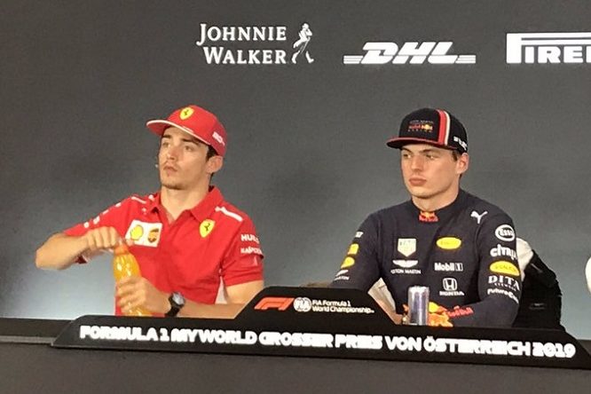 Verstappen-Leclerc, altro duello in conferenza stampa