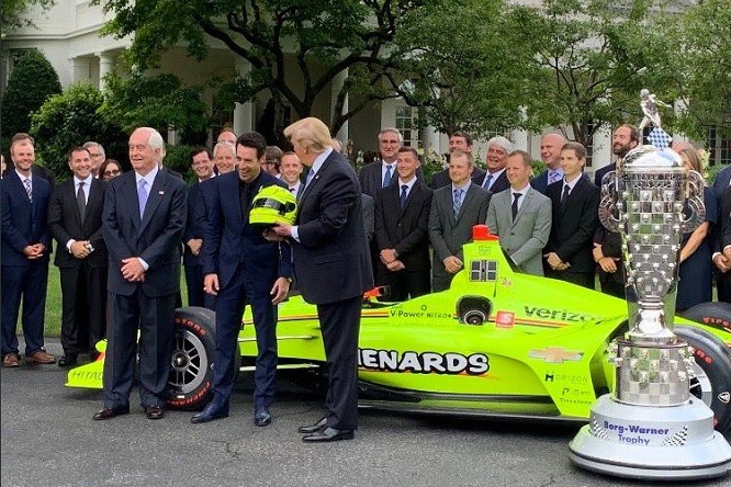 Pagenaud alla Casa Bianca dopo il successo ad Indy