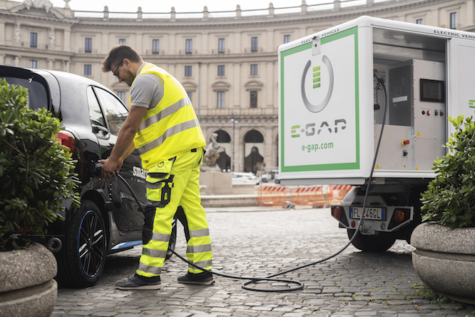 Smart EQ, ricarica in mobilità con E-GAP