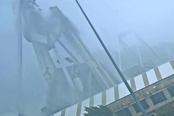 Crollo ponte Morandi: il video inedito