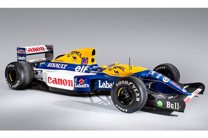 La Williams FW14B di Mansell sarà venduta oggi