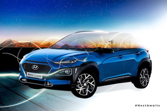 Hyundai Kona Hybrid soggetto di scatti d’artista