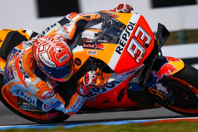 MotoGP | GP Repubblica Ceca 2019, PL3: Marquez leader sul bagnato