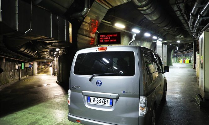 Nissan e-NV200 Evalia prima navetta elettrica dell’INFN